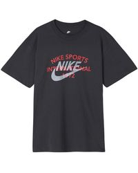 Nike - Sportswear Circa Hybird S/S Tee Logo Printing Round Neck Short Sleeve - Lyst