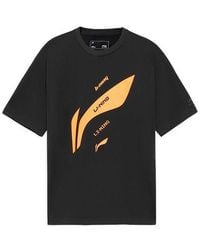 Li-ning - Sports Living Series Logo Printing Sports Round Neck Short Sleeve T-Shirt - Lyst