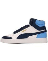 PUMA - Shuffle Mid Mid Tops Casual Skateboarding Shoes - Lyst