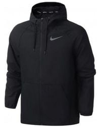 Nike - Flex Full-Length Zipper Cardigan Woven Sports Jacket - Lyst