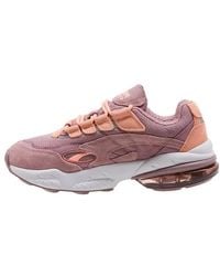 PUMA - (Wmns) Faux Fur Street Style Plain Logo Low-Top Sneakers - Lyst