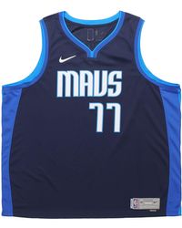 Nike - Nba Retro Basketball Jersey/Vest Sw Fan Edition Version Dallas Mavericks Doncic No. 77 - Lyst