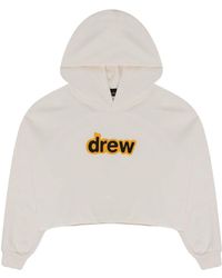 Drew House - Secret Cropped Hoodie 'Off' - Lyst