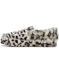 Vans - Sandy Liang X Classic Slip-On Platform 'Fuxxy Leopard' - Lyst