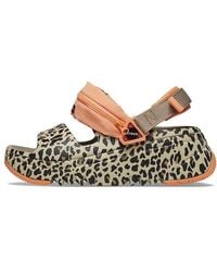 Crocs™ - Hiker Xscape Animal Sandals - Lyst