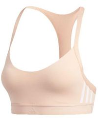adidas - (Wmns) All Me 3-Stripe Bra - Lyst