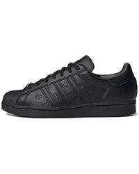 adidas - Superstar 'Allover Debossed Trefoils - Lyst