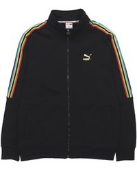 PUMA - Tfs Unity Track Top Ft Knit Zipper Casual Sports Stand Collar Jacket - Lyst