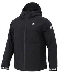 adidas - Snw Down Jkt Drawstring Hooded Casual Stay Warm Down Jacket - Lyst