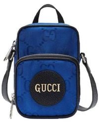 Gucci - Off The Grid Otg Environmental Friendly Series Logo Leather Logo Nylon Handbag Mini Black - Lyst