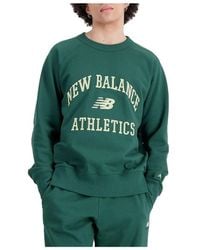 New Balance - Athletics Varsity Cotton-Fleece Sweatshirt - Lyst
