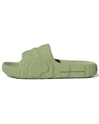 adidas - Adilette 22 Slides 'Magic Lime' - Lyst