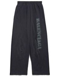Balenciaga - Stencil Type Baggy Sweatpants - Lyst