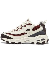 Skechers - (Wmns) D'Lites Zip Along Shoes ' Burgundy' - Lyst