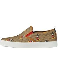 Gucci - Disney X Gg Supreme Slip-On 'Mickey Mouse' - Lyst