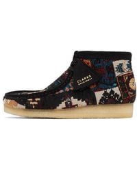 Clarks - Wallabee Boots Combi' - Lyst