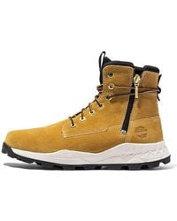 Timberland - Brooklyn Side Zip Boot 'Wheat Nubuck With Camo' - Lyst