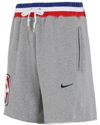 Nike - Nba Team 31 Courtside Casual Breathable Basketball Sports Shorts Light - Lyst