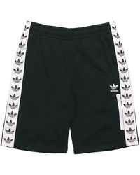 adidas - Originals Side Webbing Logo Printing Sports Shorts - Lyst
