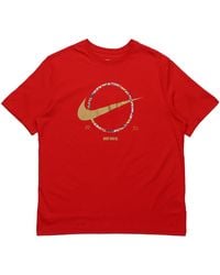 Nike - Sportswear Logo Printed Short Sleeve Tee - Lyst