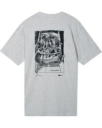 Nike - Sb Back Graffiti Funny Pattern Printing Round Neck Short Sleeve Light T-Shirt - Lyst