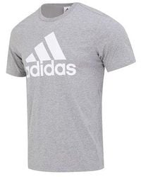 adidas - Essentials Single Jersey Big Logo Tee - Lyst
