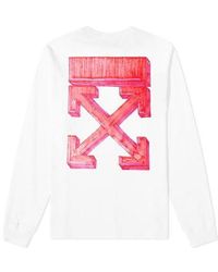 Off-White c/o Virgil Abloh - Off- Fw20 Arrows Long Sleeve Round Neck - Lyst