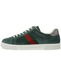 Gucci - Ace Velvet Sneakers - Lyst