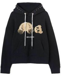 Palm Angels - Fw22 Punk Bear Hoodie - Lyst