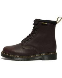 Dr. Martens - 1460 Pascal Warmwair Leather Lace Up Boots 'Dark' - Lyst