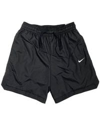 Nike - Waist Lacing Woven Solid Color Breathable Shorts - Lyst