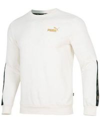 PUMA - Ess Metallic Logo Sweater - Lyst