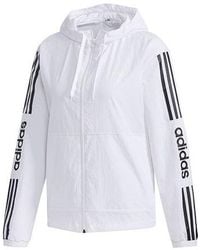 adidas - (Wmns) Neo Printing Hooded Jacket - Lyst