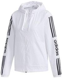 adidas - (Wmns) Neo Printing Hooded Jacket - Lyst