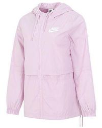 Nike - (Wmns) As W Sportswear Rpl Essntl Wvn Jkt Jacket Regal - Lyst