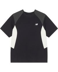 New Balance - X Liangdong Color Block T-Shirt 'Dark' - Lyst