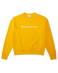 adidas - Originals X Pharrell Williams Crossover Casual Breathable Solid Color Round Neck Pullover Long Sleeves Yellow - Lyst