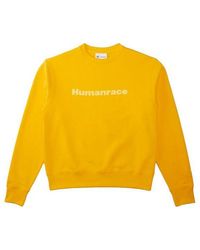 adidas - Originals X Pharrell Williams Crossover Casual Breathable Solid Color Round Neck Pullover Long Sleeves Yellow - Lyst