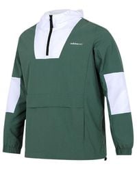 adidas - Sports Running Training Casual Half Zipper Hooded Jacket - Lyst