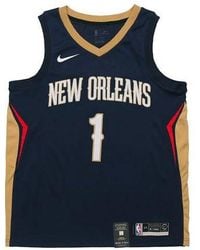 Nike - Nba Zion Williamson Basketball Sports Jersey Sw Fan Edition New Orleans Pelicans 1 Dark - Lyst