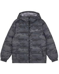 New Balance - Sport Printed Logo Puffer Jacket Camo' - Lyst