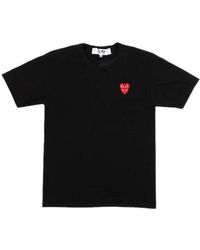 COMME DES GARÇONS PLAY - Basic T-shirt Red Family Heart - Lyst