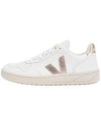 Veja - V-10 Chromfree Low-Top Sneakers - Lyst