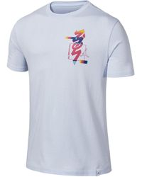 Nike - X Zion Crossover Alphabet Printing Round Neck Short Sleeve T-Shirt - Lyst