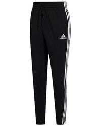 adidas - M 3S Sj To Pt Classic Stripe Knit Sports Pants - Lyst