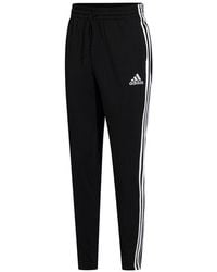adidas - M 3S Sj To Pt Classic Stripe Knit Sports Pants - Lyst