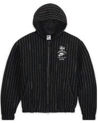 Nike - X Stussy Stripe Wool Jacket 'Antique' - Lyst