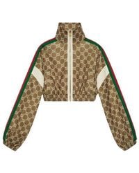 Gucci - (Wmns) Interlocking G Zipper Jacket Ivory' - Lyst