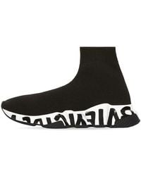 Balenciaga - (Wmns) Speed Graffiti Sneakers Knit Graffiti Sole Unit' - Lyst