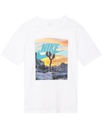 Nike - Sportswear Printing Pattern Round Neck Short Sleeve - Lyst